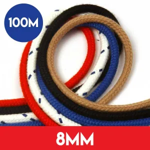 100m of 8mm Matt Polyester Rope