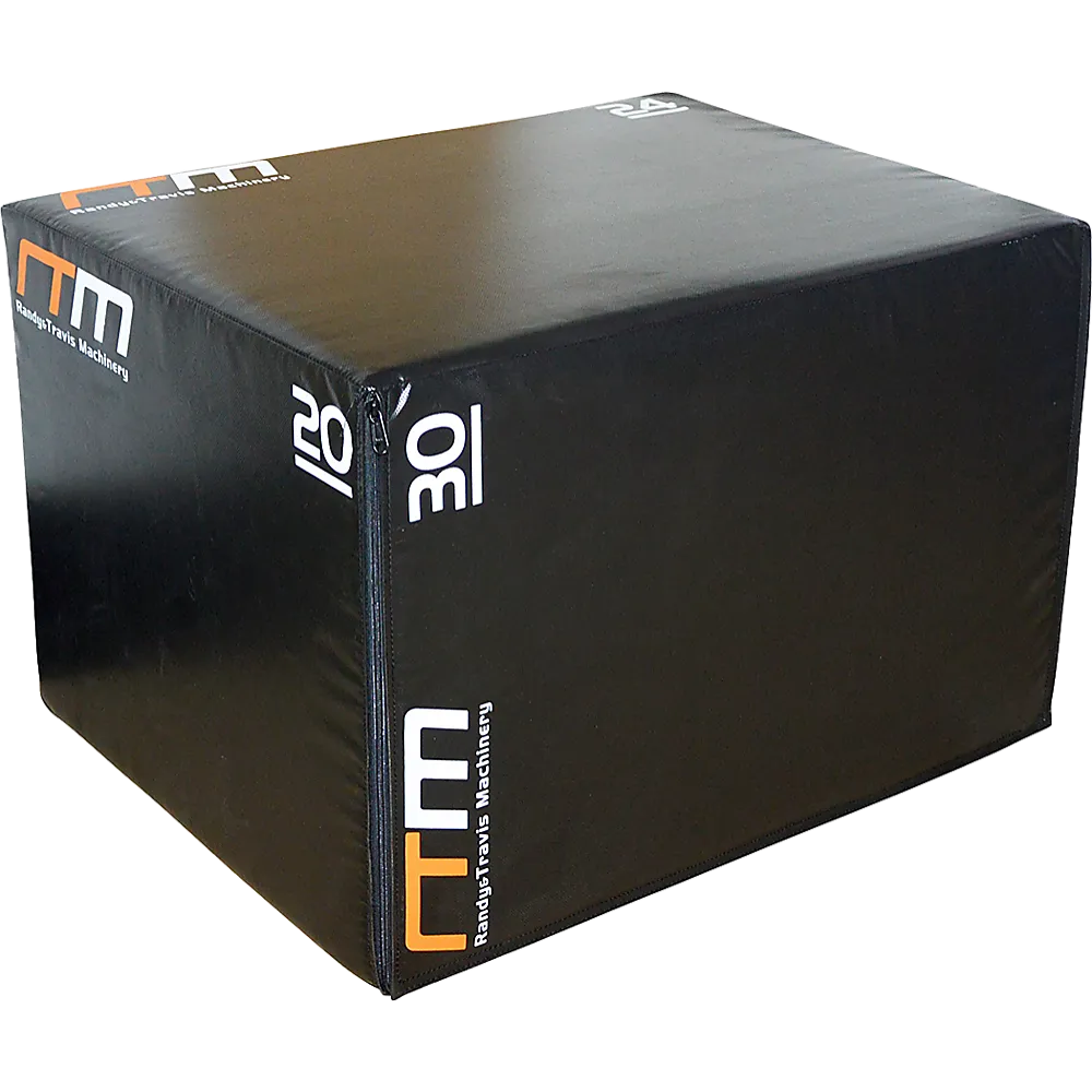 Adjustable Foam Plyo Jump Box - 20", 24", 30" Heights