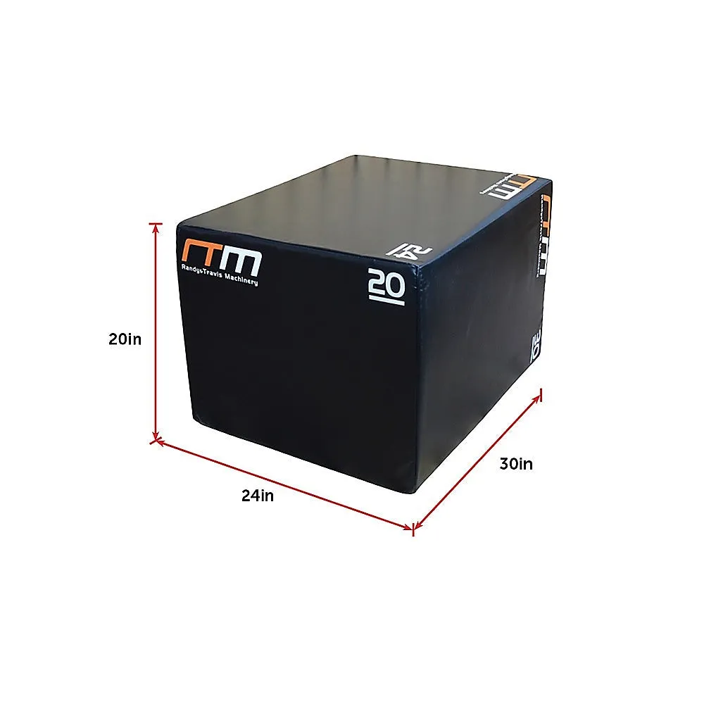 Adjustable Foam Plyo Jump Box - 20", 24", 30" Heights