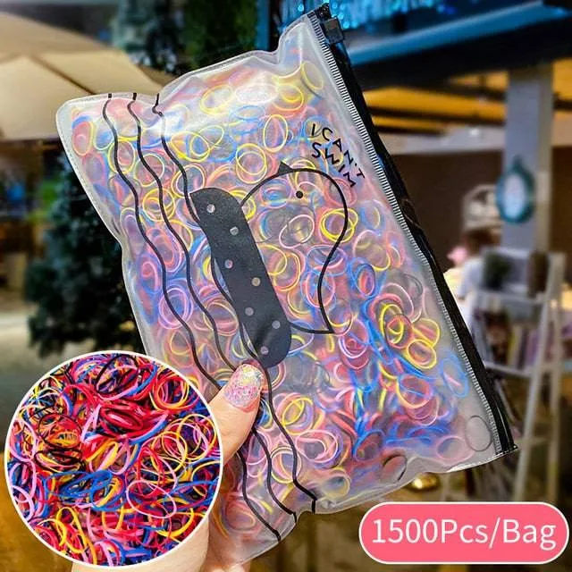 Children Cute Candy Cartoon Solid Rubber Bands