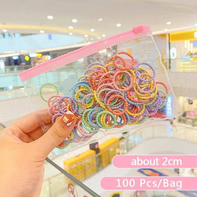 Children Cute Candy Cartoon Solid Rubber Bands