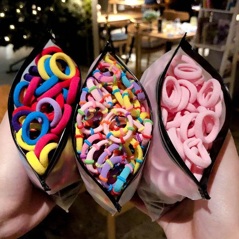 Children Cute Candy Cartoon Solid Rubber Bands