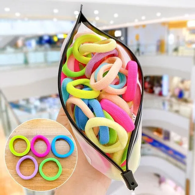 Children Cute Candy Cartoon Solid Rubber Bands