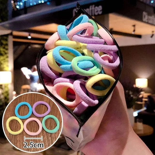 Children Cute Candy Cartoon Solid Rubber Bands