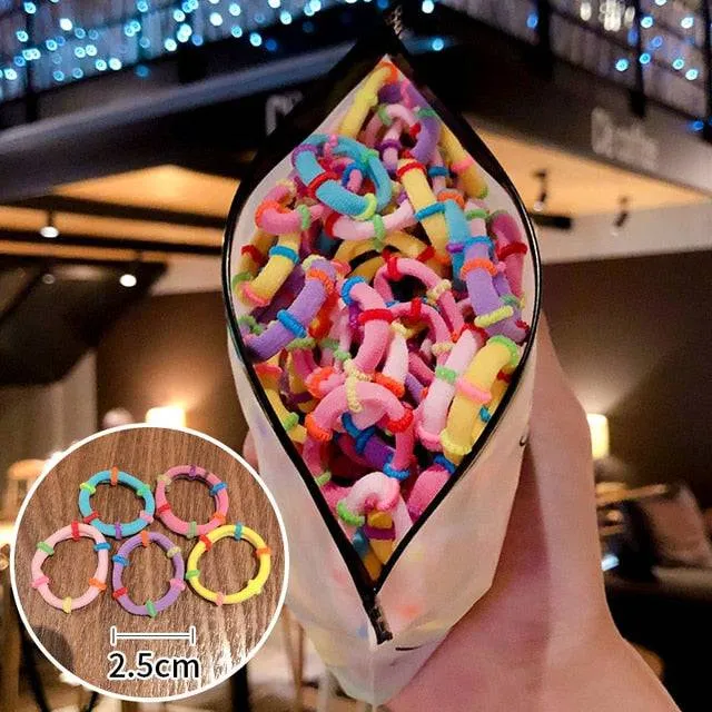 Children Cute Candy Cartoon Solid Rubber Bands
