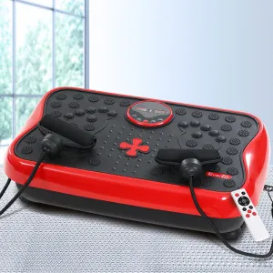 Dual-Motor Vibration Platform w/ Resistance Bands - Everfit