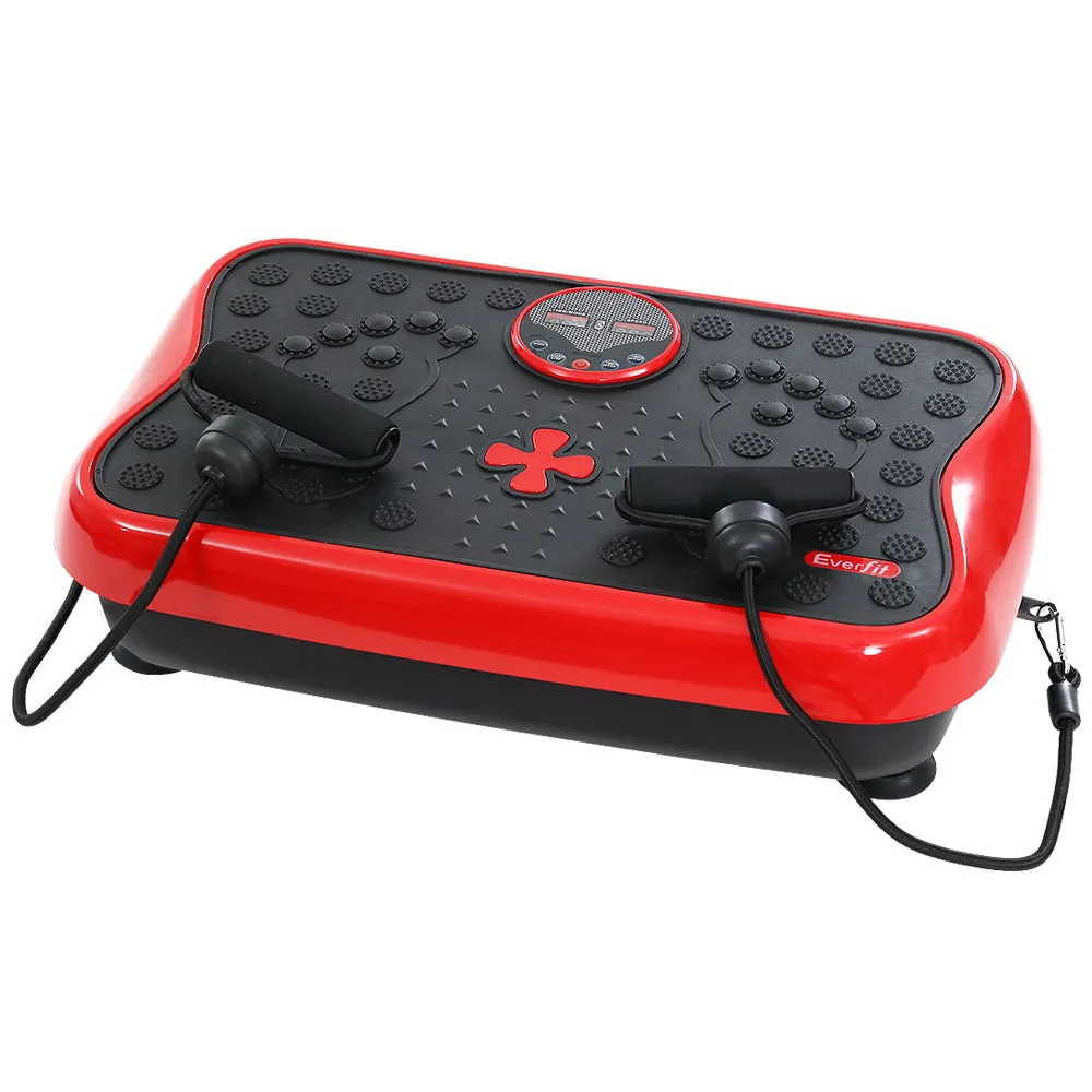 Dual-Motor Vibration Platform w/ Resistance Bands - Everfit