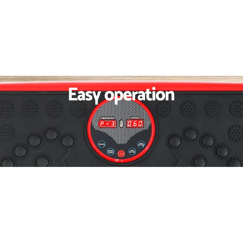 Dual-Motor Vibration Platform w/ Resistance Bands - Everfit