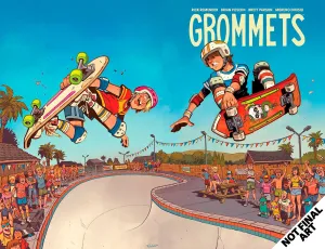 GROMMETS TRADE PAPERBACK DIRECT MARKET EXCLUSIVE BRETT PARSON COVER