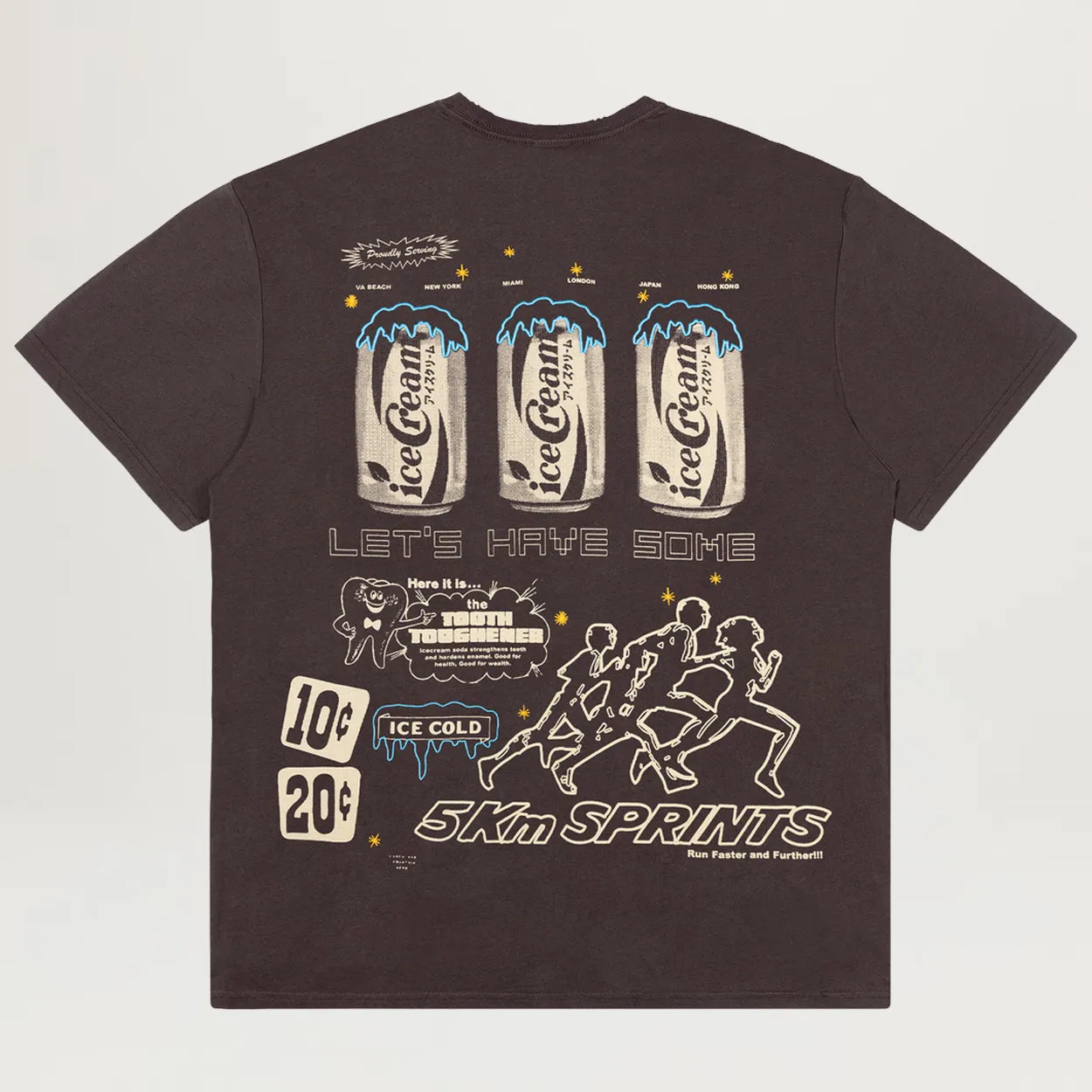 Icecream Sprints Knit Tee (Shale)