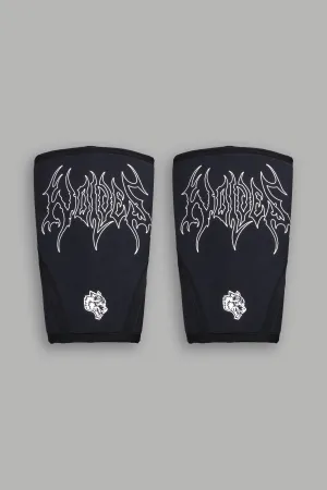 Metal Knee Sleeves in Black