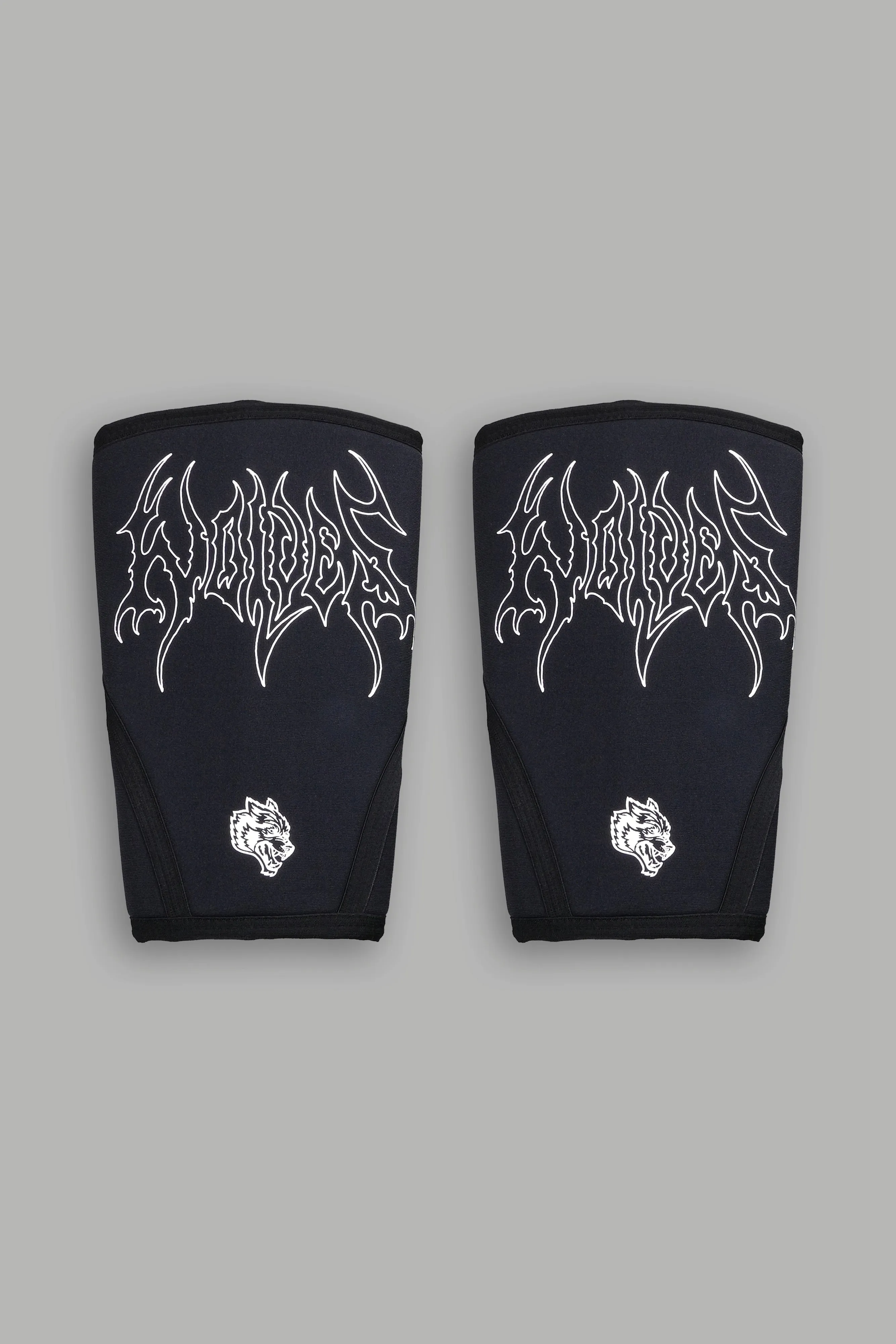 Metal Knee Sleeves in Black