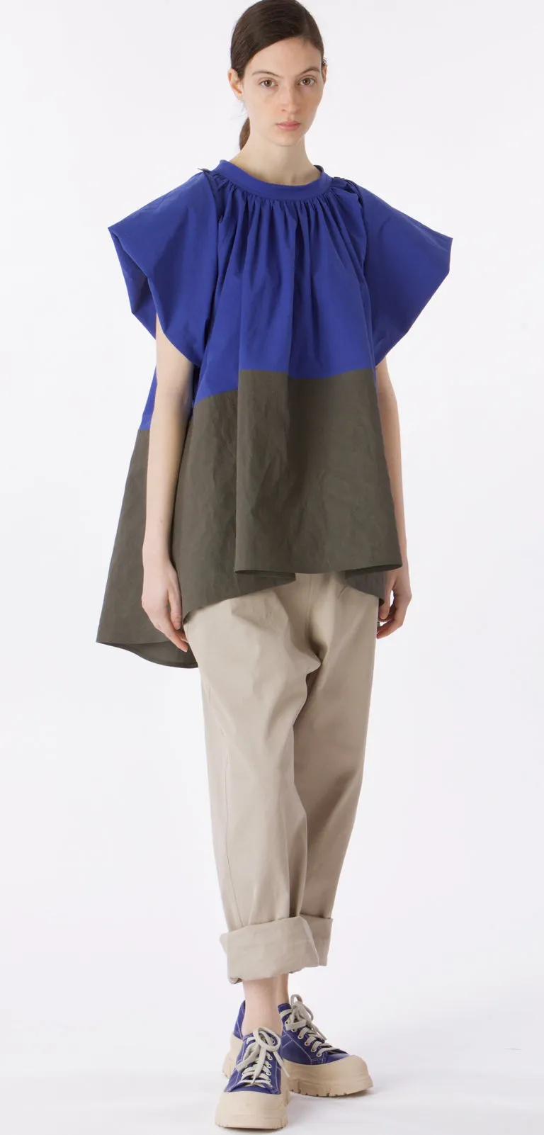 Sofie D'Hoore Barcelona Shirt in Truffle and Delft