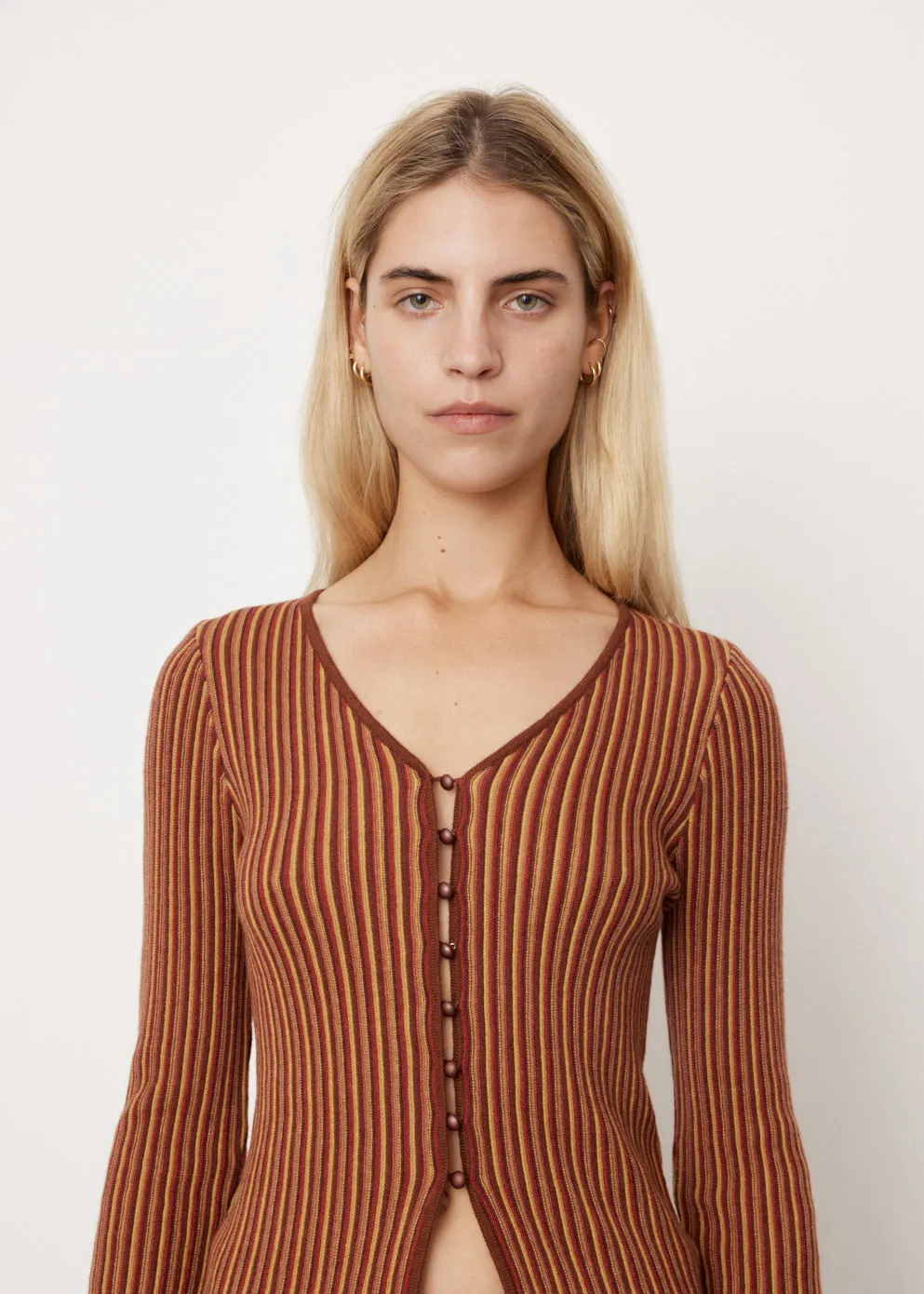 Speed Multi Stripe Cardigan