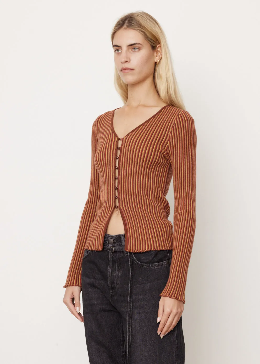 Speed Multi Stripe Cardigan