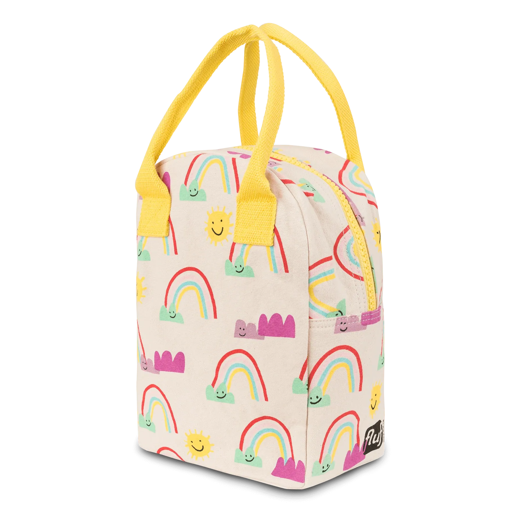 Zipper Lunch Bag - Rainbows by Fluf