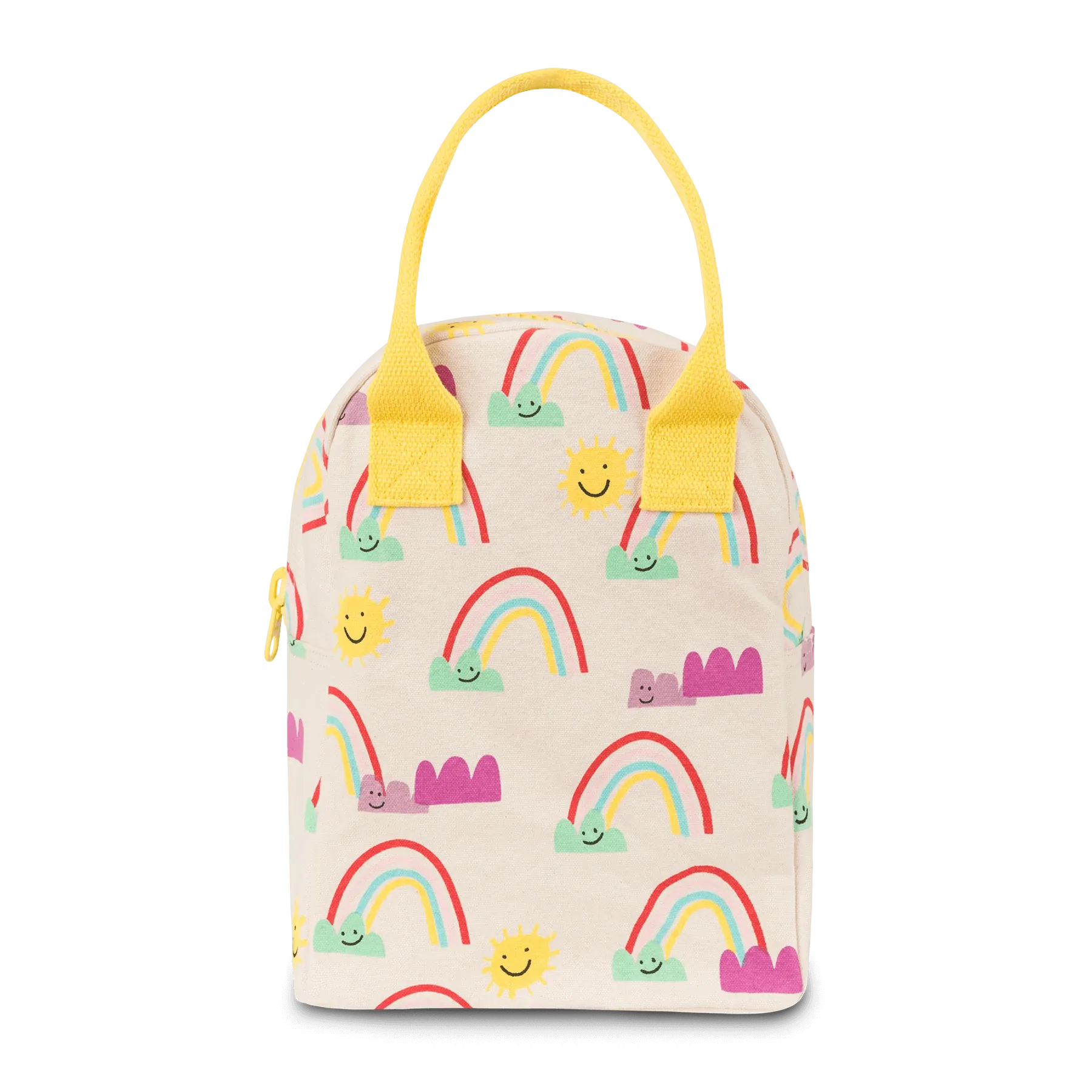 Zipper Lunch Bag - Rainbows by Fluf