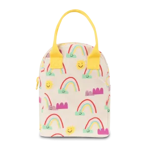 Zipper Lunch Bag - Rainbows by Fluf